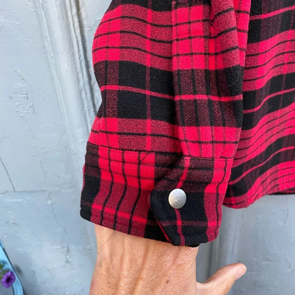 Roots Plaid  Shacket, size 9/10 years old - Picture 5 of 12